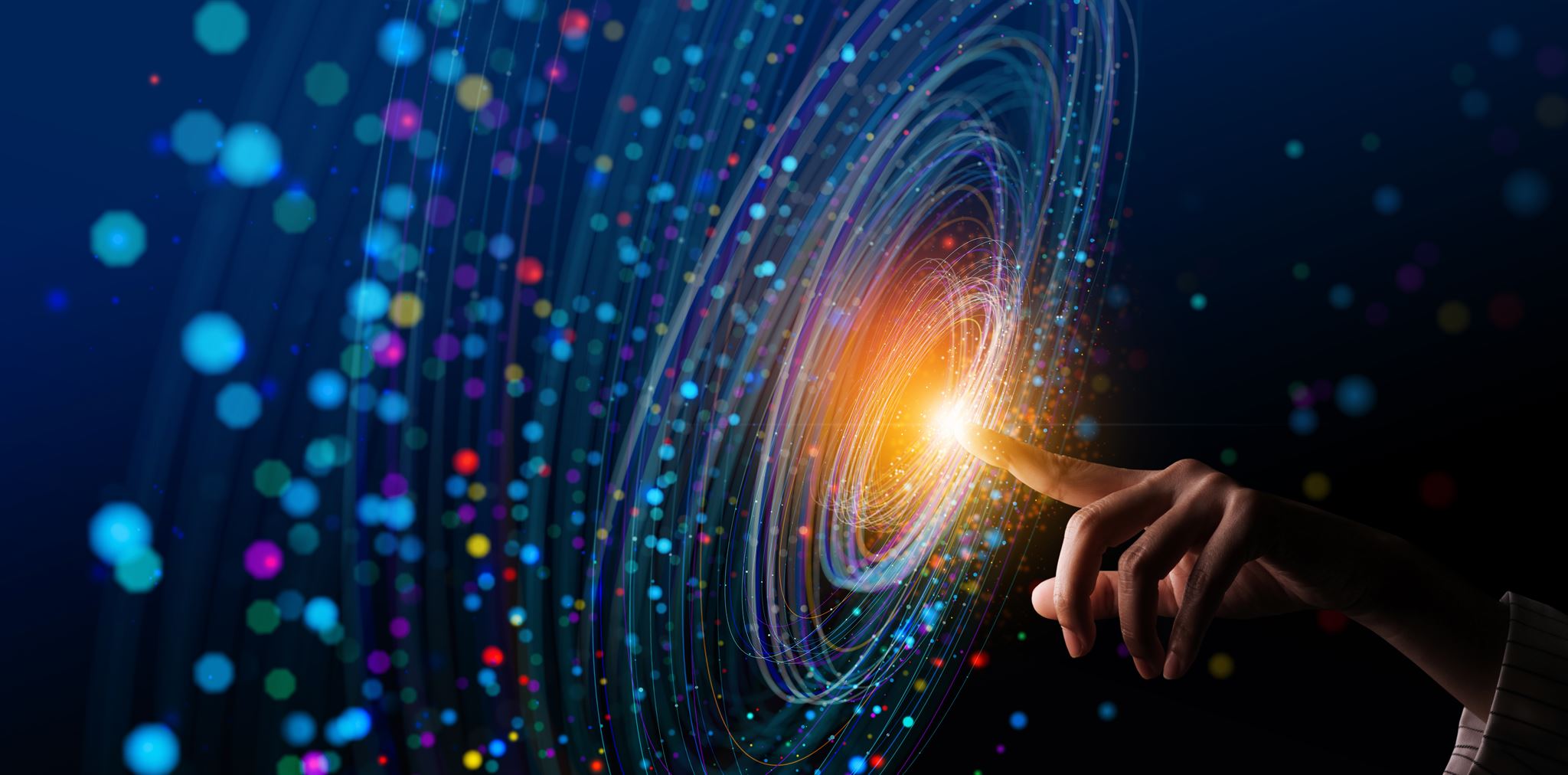 Hand-and-space-graphic